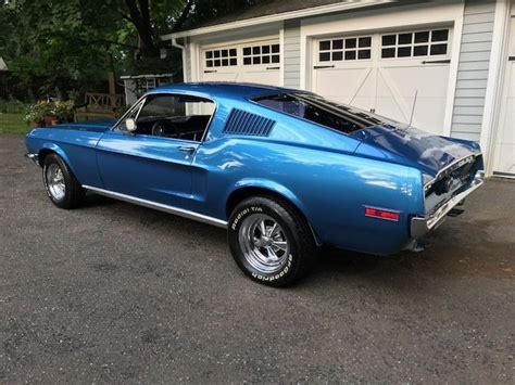 1968 Ford Mustang Fastback C Code Automatic Acapulco Blue For Sale