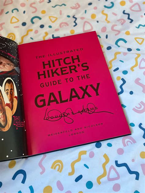 The Illustrated Hitchhikers Guide To The Galaxy Douglas Adams Signed