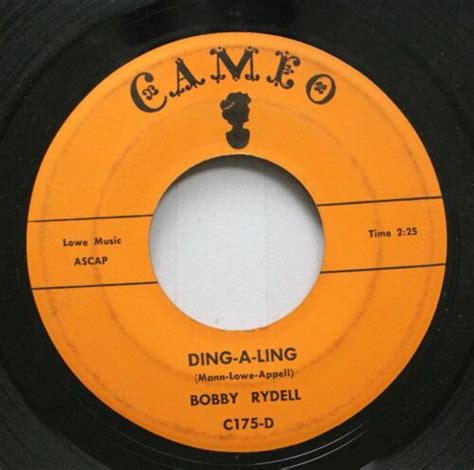 50 S And 60 S 45 Bobby Rydell Ding A Ling Swingin School On Cameo Ebay