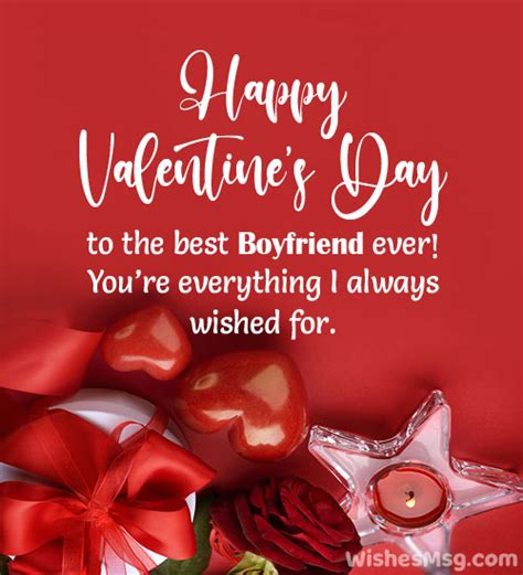 100 Valentine Messages For Boyfriend Wishesmsg