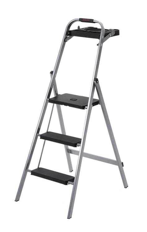 When not in use, the foldaway design and compact storage size means this utility stool can easily be stashed out of the way until it is needed again. Easyreach By Gorilla Ladders 3-Step Project Stool with ...
