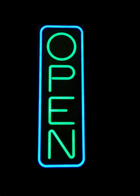 Neon Open Sign Free Stock Photo Public Domain Pictures
