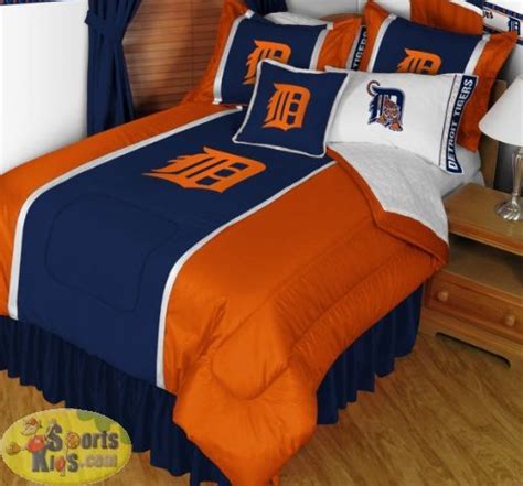 Bedding Set Sports Bedding Baseball Bed Mlb Detroit Tigers