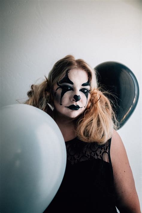Easy Black And White Clown Makeup Hey Sunny Jess
