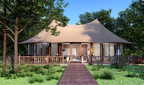 This Z Series Safari Lodge Tent Looks Like A House With A Safari Tent