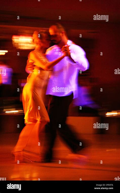 Ballroom Dance Tango Dancers Stock Photo Alamy