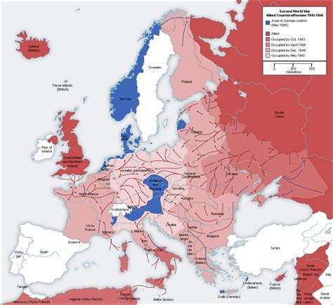 Filesecond World War Europe 1943 1945 Map Enpng Wikimedia Commons