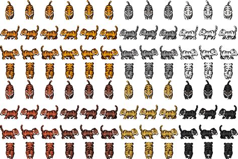 Tigers Sprite Rpg Tileset Free Curated Assets For Your