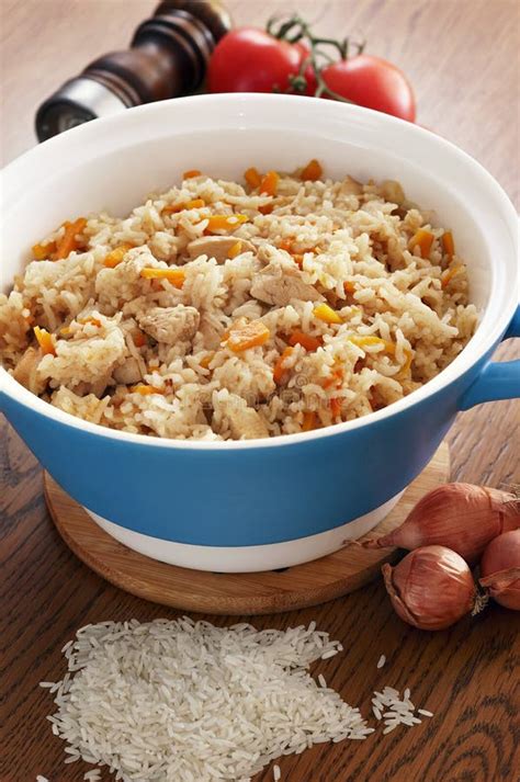 Rice With Vegetables And Spices Stock Photo Image Of Appetizer