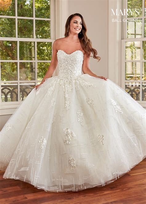 Bridal Ball Gowns Style Mb6066 In Ivory Or White Color