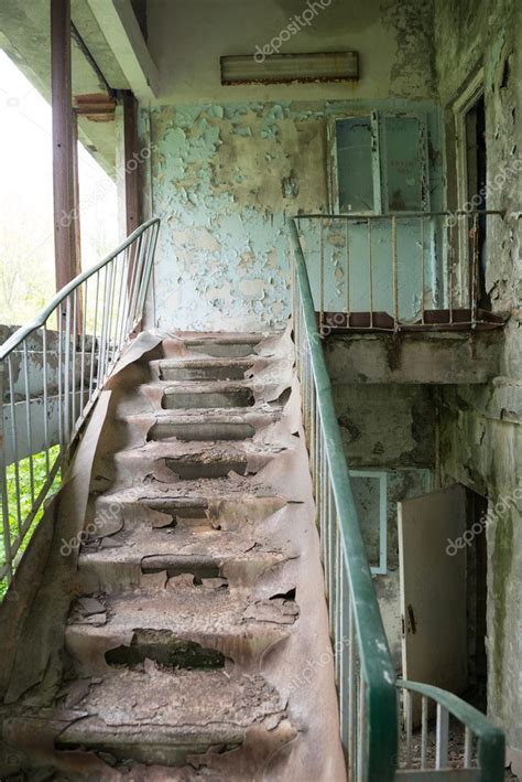 Stairs In Abandoned Building In Pripyat Stock Photo Tan Ikk