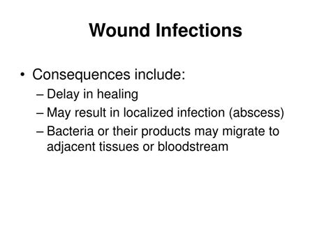 Ppt Wound Infections Powerpoint Presentation Free Download Id1115521