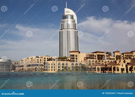Burj Dubai Lake Hotel And Other Buildings Editorial Image Image Of
