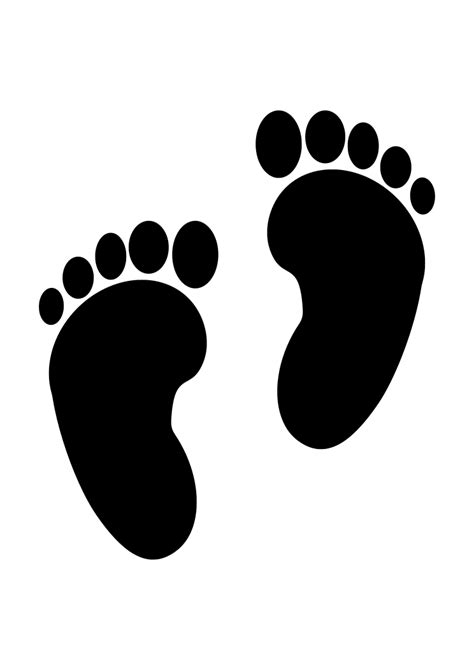 Baby Footprint Baby Feet Svg Free Svg Cut Files