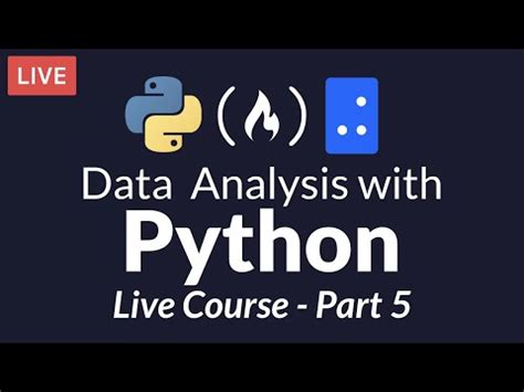 Data Analysis With Python Part Of Visualization With Matplotlib And Seaborn Live Course