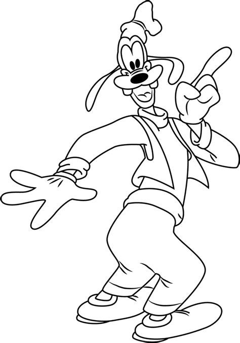 Top 20 Printable Goofy Coloring Pages Online Coloring Pages