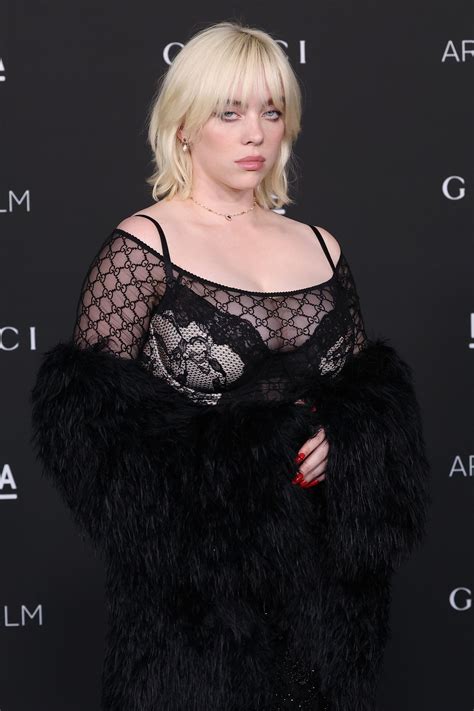 Billie Eilish Wore A Lace Bustier Over A Sheer Top And She Looks Incredible