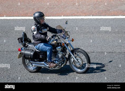 Yamaha Virago Motorbike Rider Two Wheeled Transport Motorcycles