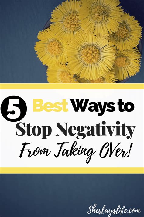 5 Best Ways To Prevent Negativity From Taking Over She Slays Life