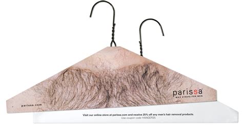 Case Hairy Hangers カナダで男性用脱毛剤を訴求するために実施された一風変わったダイレクトマーケティング。 ドライ