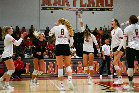 Maryland Volleyball Continues Offensive Dominance Sweeps Princeton In Three Sets The Diamondback