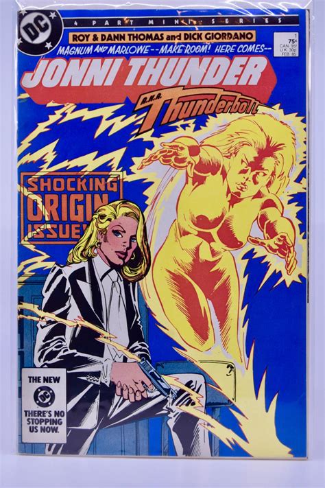 Sold At Auction 1985 Dc Comics Jonni Thunder Aka Thunderbolt