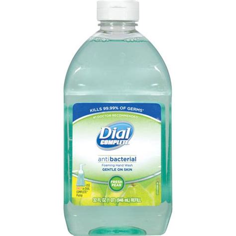 Dial Antibacterial Foaming Hand Wash Refill Fresh Pear 32 Fl Oz