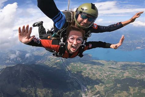 Airplane Skydiving Jump The Swiss Alps