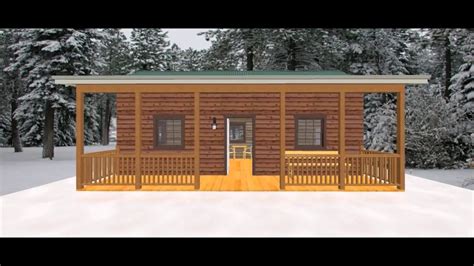 Conestoga Log Cabin Kit Tour Frontier 147 X 27 With 1 Br 1 Ba