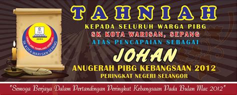 Hjh rohaidah bt mohd ali yang on blogger since september 2011. PIBG SK KOTA WARISAN, SEPANG: Tahniah!