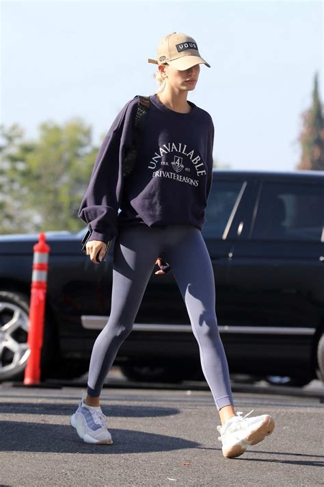 Hailey Bieber Sweatshirt ~ Leggingsyoga Pants Archives Celeboutfits