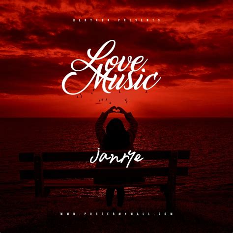 Love Music Cd Music Cover Template Postermywall