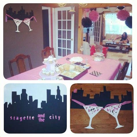 Stagette And The City Bachelorette Sexandthecity Party Wedding Bach