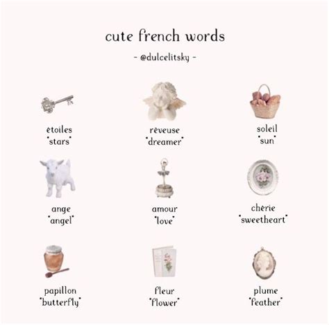 Pin By Jin Bibble On ~aesthetic Lady~ Cute French Words French