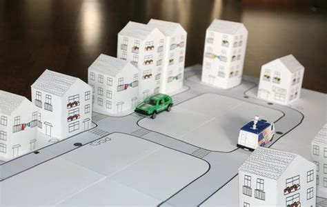 Paper Toy City Printable Toy Kit Paper House Paper Doll Kids Diy