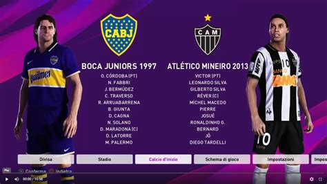 The second episode of the copa libertadores round of 16 confrontation between atletico mineiro and boca juniors will take place next midweek. PES 2020: Boca Juniors 1997 vs Atletico Mineiro 2013 (PS4 ...