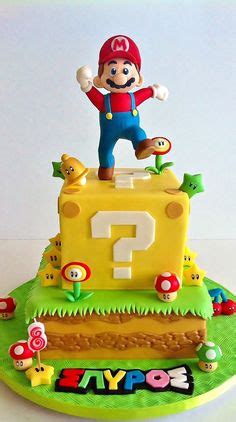 Peach's birthday cake was baked for a celebration. 510 Best Video Game Cakes images | Video game cakes, Cupcake cakes, Kids cake