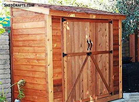 4×6 Lean To Roof Tool Shed Plans