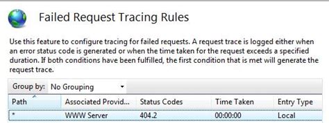 Troubleshoot Failed Requests Using Tracing In Iis Internet Information Services Microsoft