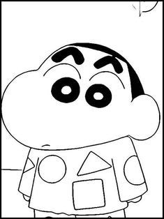 Coloring is a fun way to develop your creativity, your concentration and tons of free drawings to color in our collection of printable coloring pages! Shin Chan Coloring Pages 17 in 2020 | Coloring pages ...