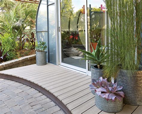 Transcend ® in classic white with round aluminum balusters. Trex Color Selector: Select Your Composite Decking Colors ...