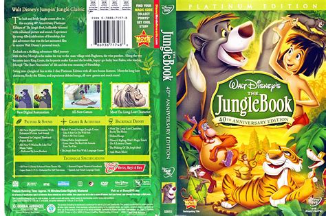 Walt Disney DVD Covers The Jungle Book Disc Platinum Edition The Best Porn Website
