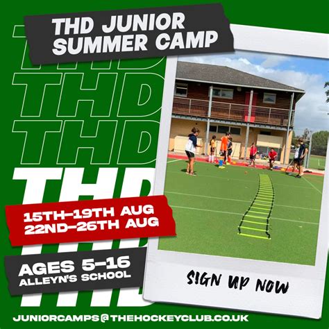 Junior Summer Camp 2022 Tulse Hill And Dulwich Hockey Club