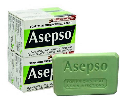Dial antibacterial deodorant soap, white, 4 ounce (pack of 8) bars. NEW ASEPSO Antibacterial Bar Soap Hygienic Fresh ...