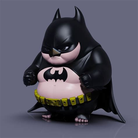 Fat Batman 3d Model 3d Printable Cgtrader