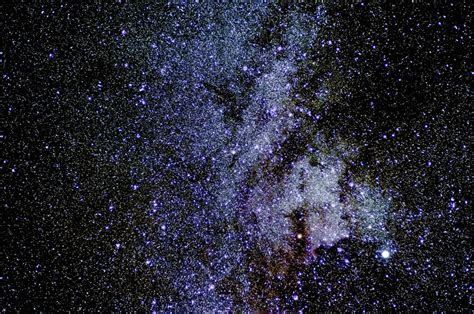 Milky Way Near Deneb Top North America Nebula Bottom From