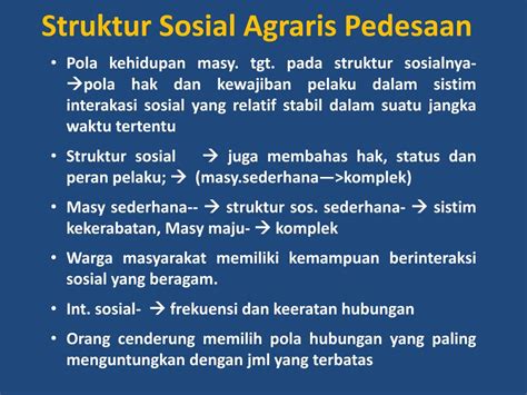 PPT KARAKTERISTIK SOSIAL BUDAYA DAN EKONOMI PETANI PowerPoint