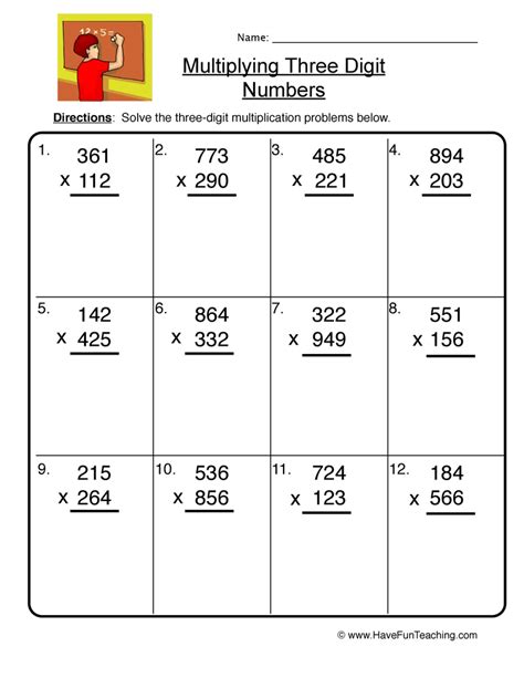 Showing 3 Digit Numbers 3 Ways Worksheet