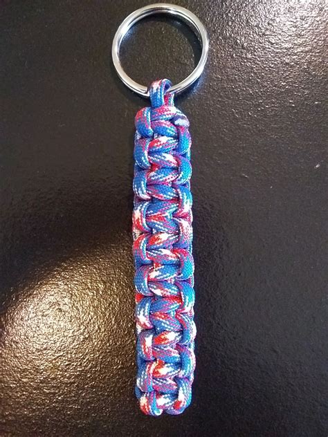 550 Paracord Multi Color Key Chains Hand Crafted Key Chains Lanyards
