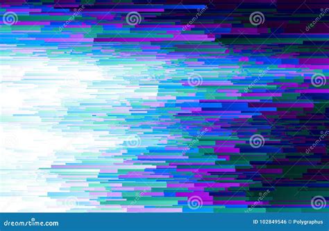 Abstract Glitch Vector Background Stock Vector Illustration Of